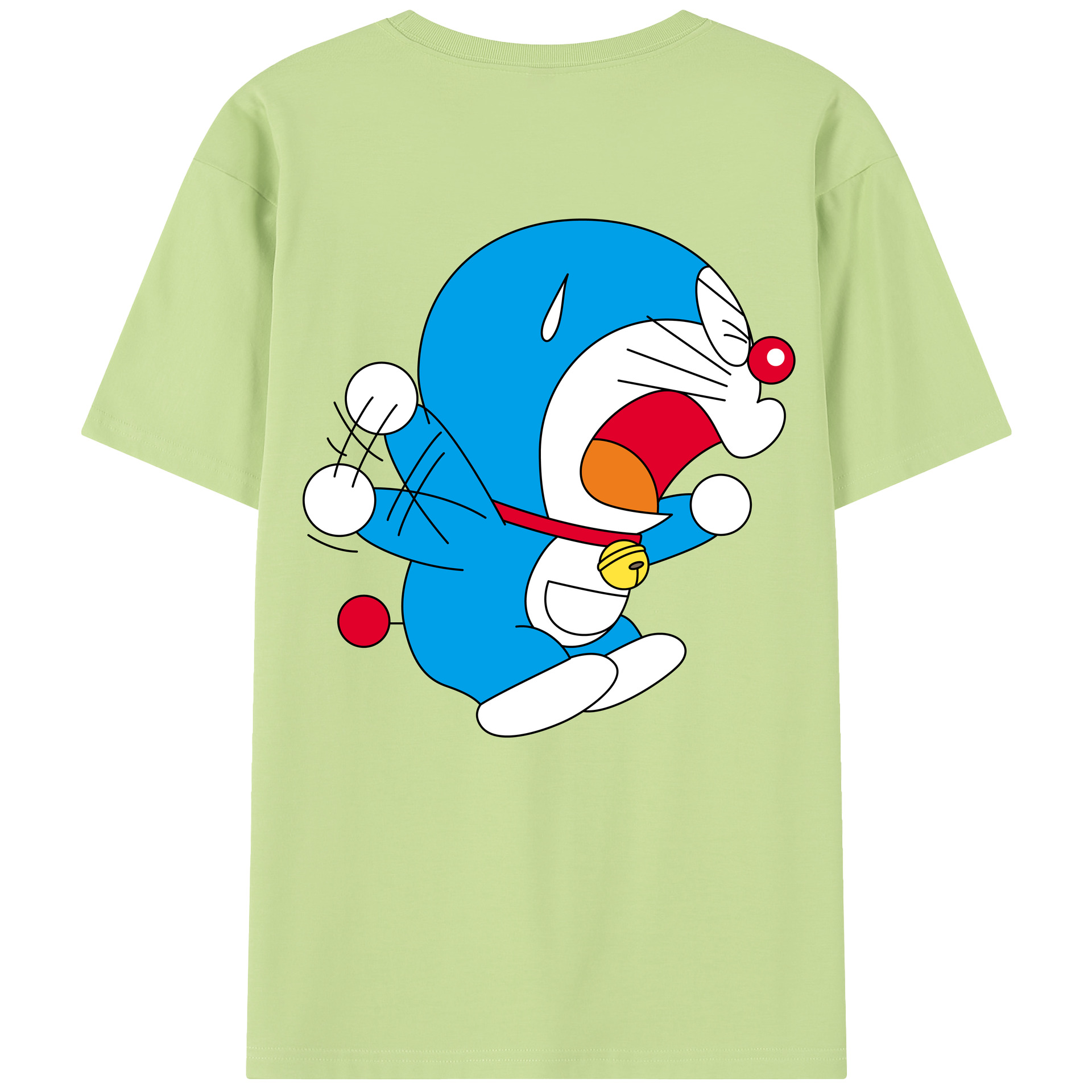 （画像用） ドラえもん Doraemon 綿100％半袖Tシャツ（背面プリント）